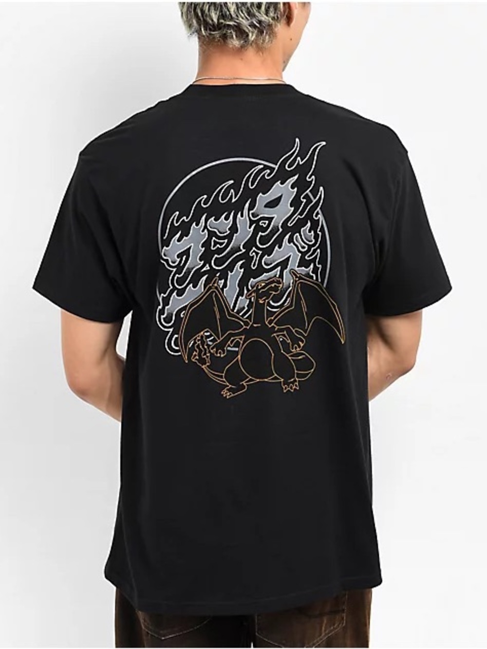 Pokemon & Santa Cruz Fire Type 3 Black T-Shirt Sz M Men’s
(Ago A-2)
